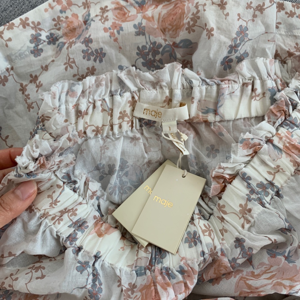 Maje- brand new off shoulder dress for summer